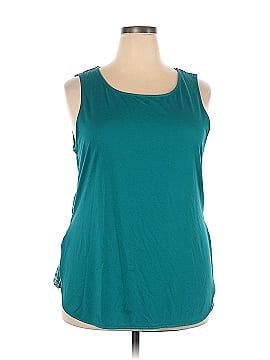 Tangerine Sleeveless T-Shirt (view 1)