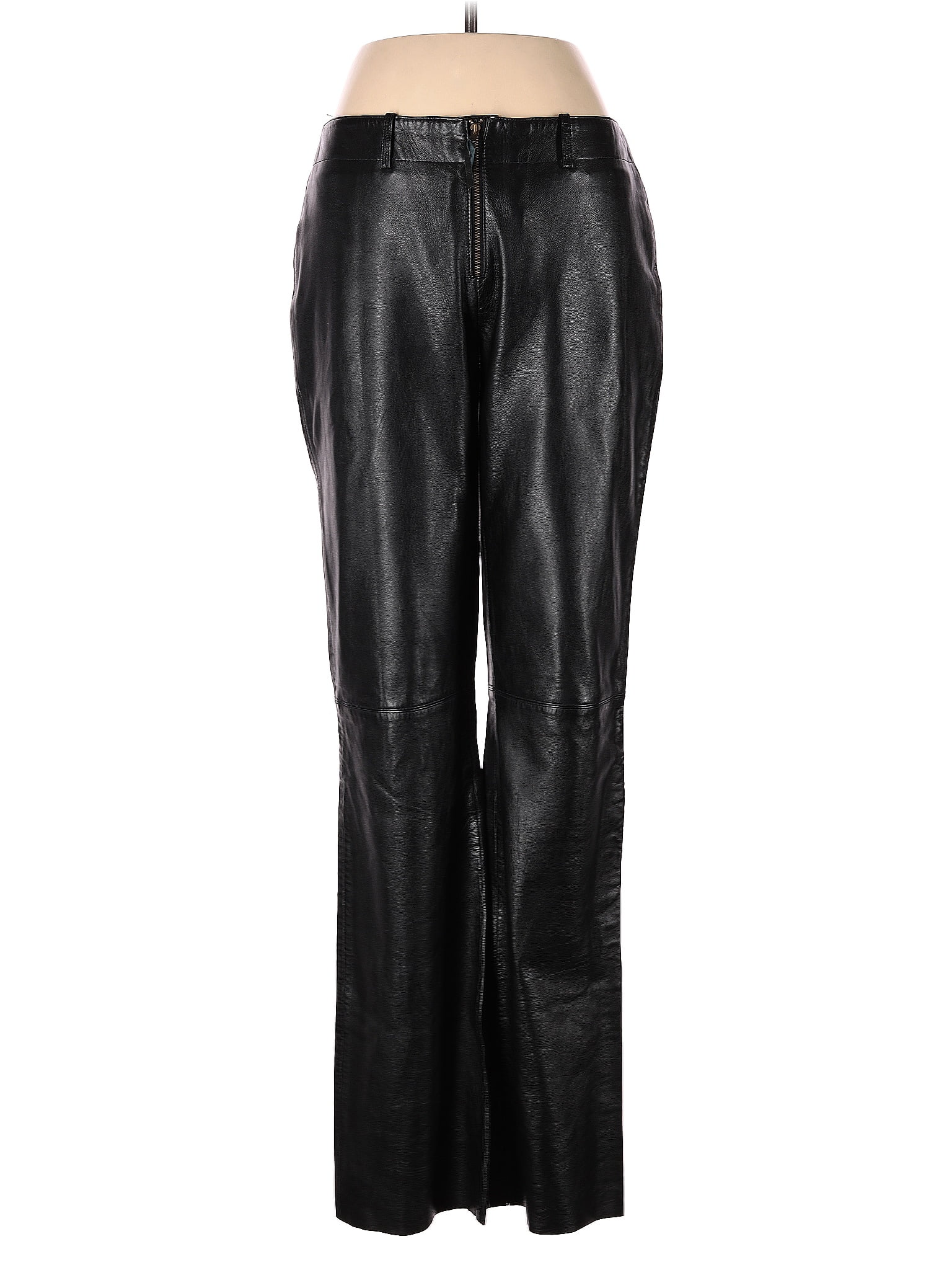 DKNY Jeans 100% Leather Black Leather Pants Size 6 - 63% off | thredUP