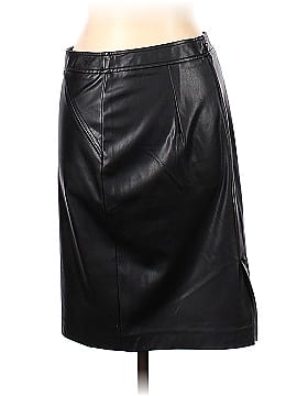 Roz & Ali Faux Leather Skirt (view 2)