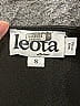 Leota Solid Black Casual Dress Size S - photo 3