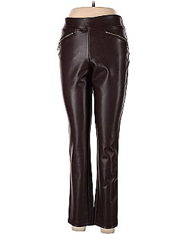 Belle By Kim Gravel Faux Leather Pants (view 1)