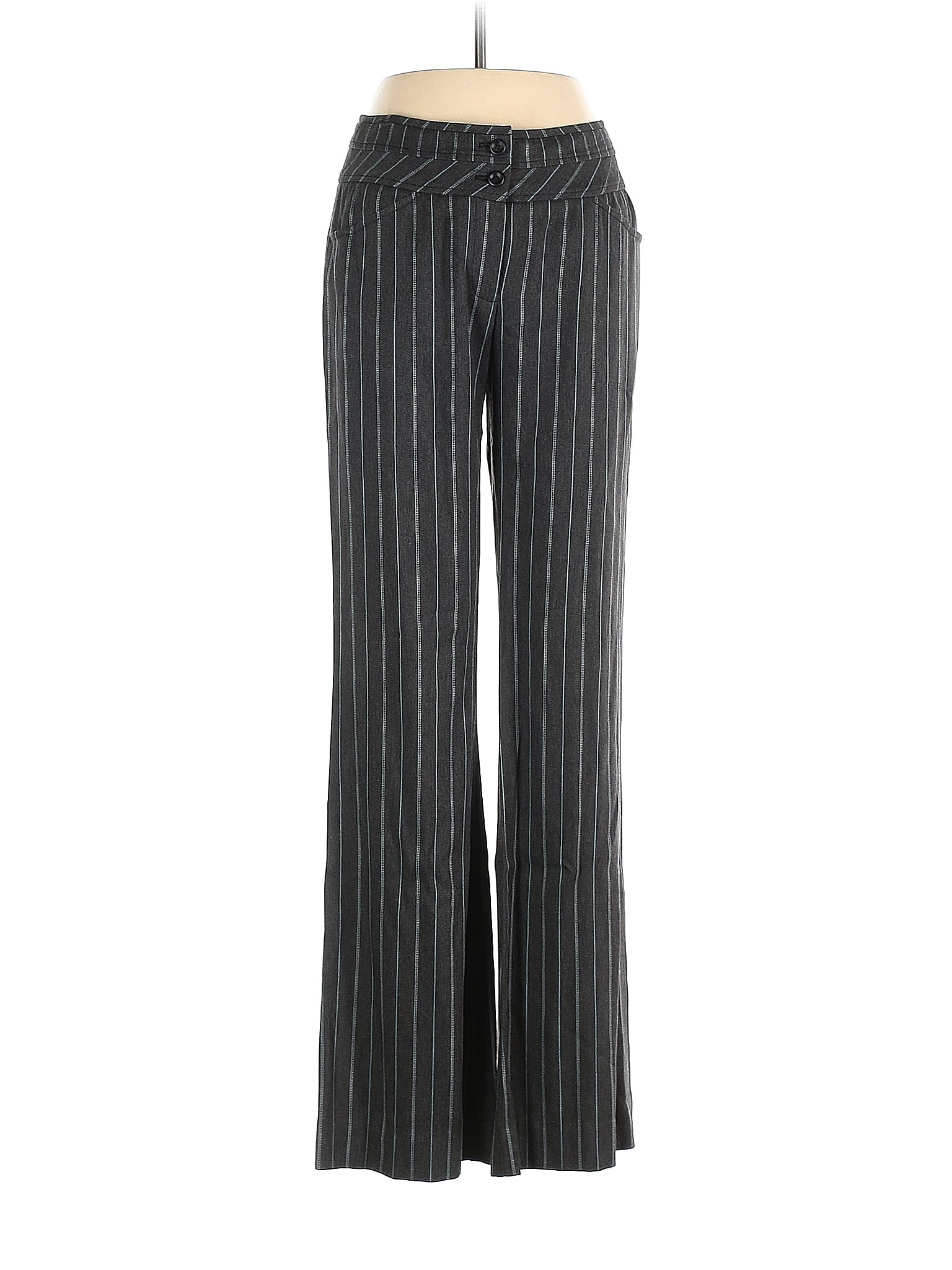 E3 by Etcetera Stripes Black Gray Casual Pants Size 0 - 92% off | thredUP