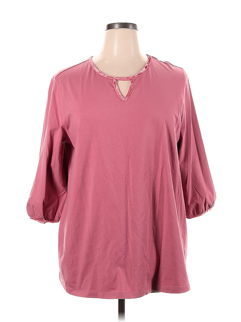 Blair Pink Long Sleeve Top Size XL - 45% off | thredUP