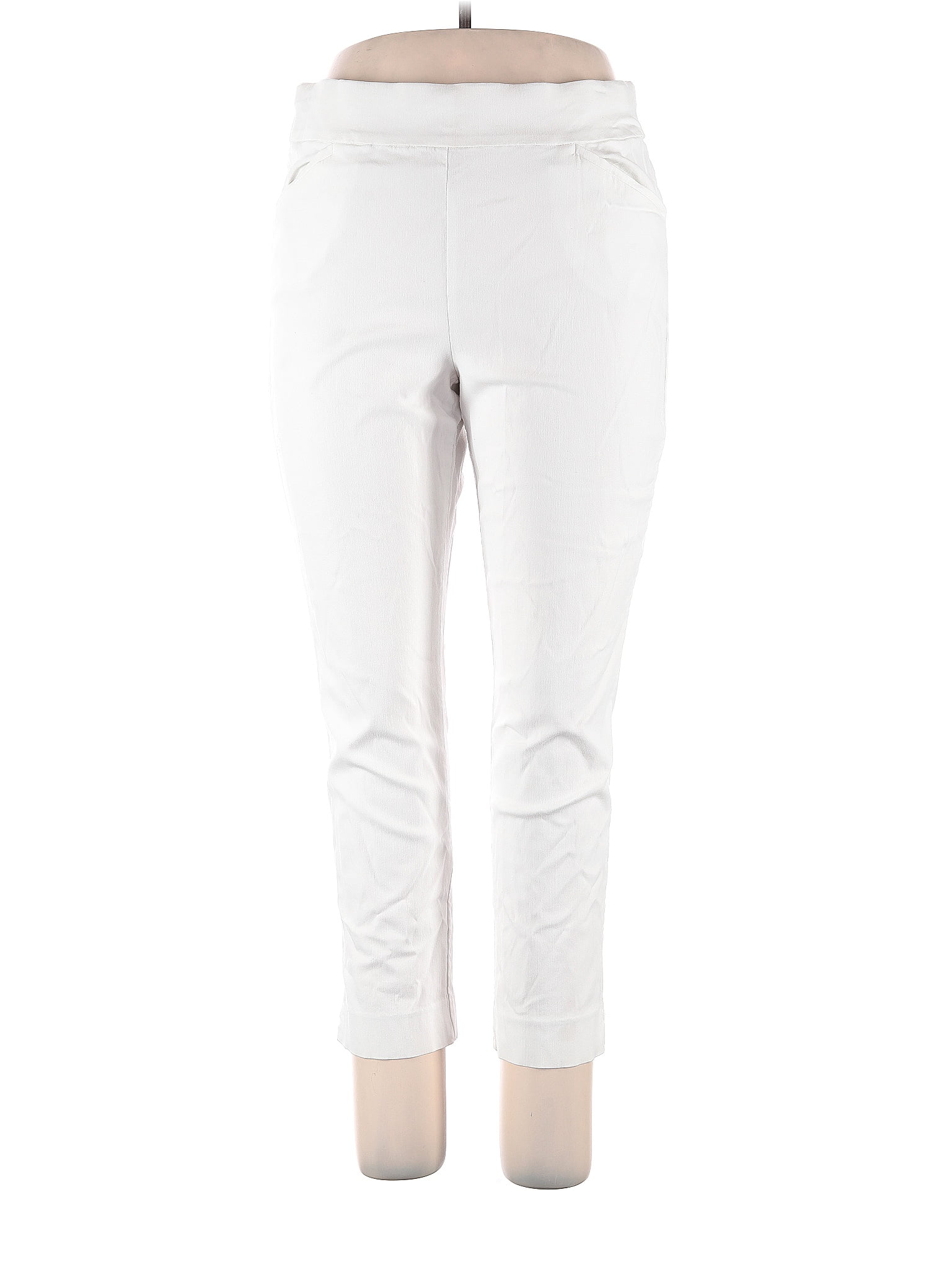 Chico's White Casual Pants Size XL (3) 76 off thredUP