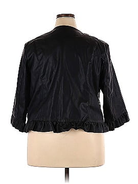 Roz & Ali Faux Leather Jacket (view 2)