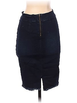 Harlowe & Graham Denim Skirt (view 2)