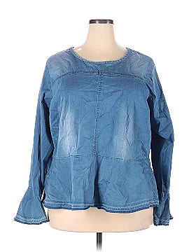 Ashley Stewart Long Sleeve Blouse (view 1)