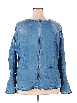 Ashley Stewart Long Sleeve Blouse (view 2)