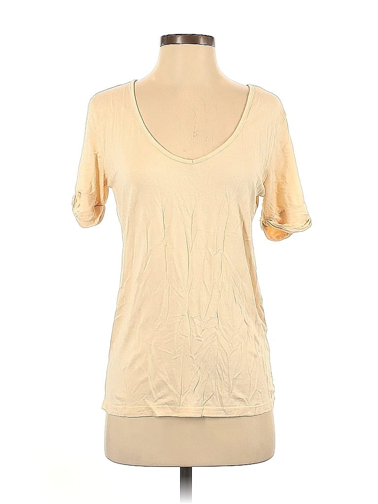 Pre-owned Unbranded Short Sleeve T-shirt In White