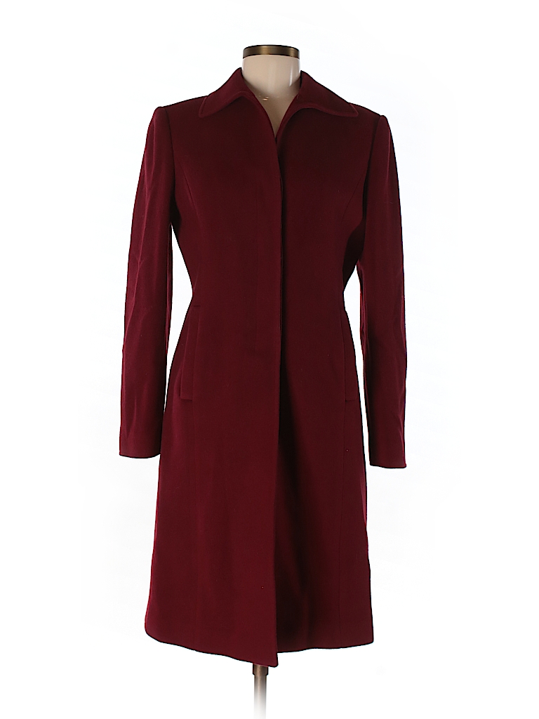 Antonio Melani Solid Red Wool Coat Size 4 - 71% off | thredUP