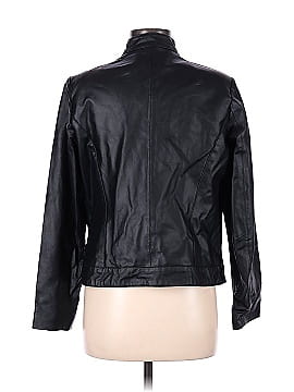 IMAN Faux Leather Jacket (view 2)