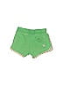 Mini Boden 100% Cotton Color Block Solid Green Shorts Size 6 - photo 2