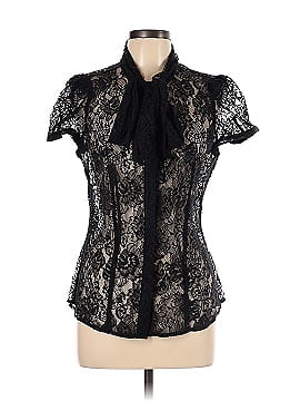 Express Design Studio Short Sleeve Blouse (view 1)