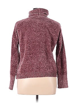 Pink Rose Turtleneck Sweater (view 2)