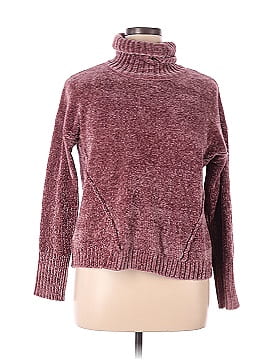 Pink Rose Turtleneck Sweater (view 1)