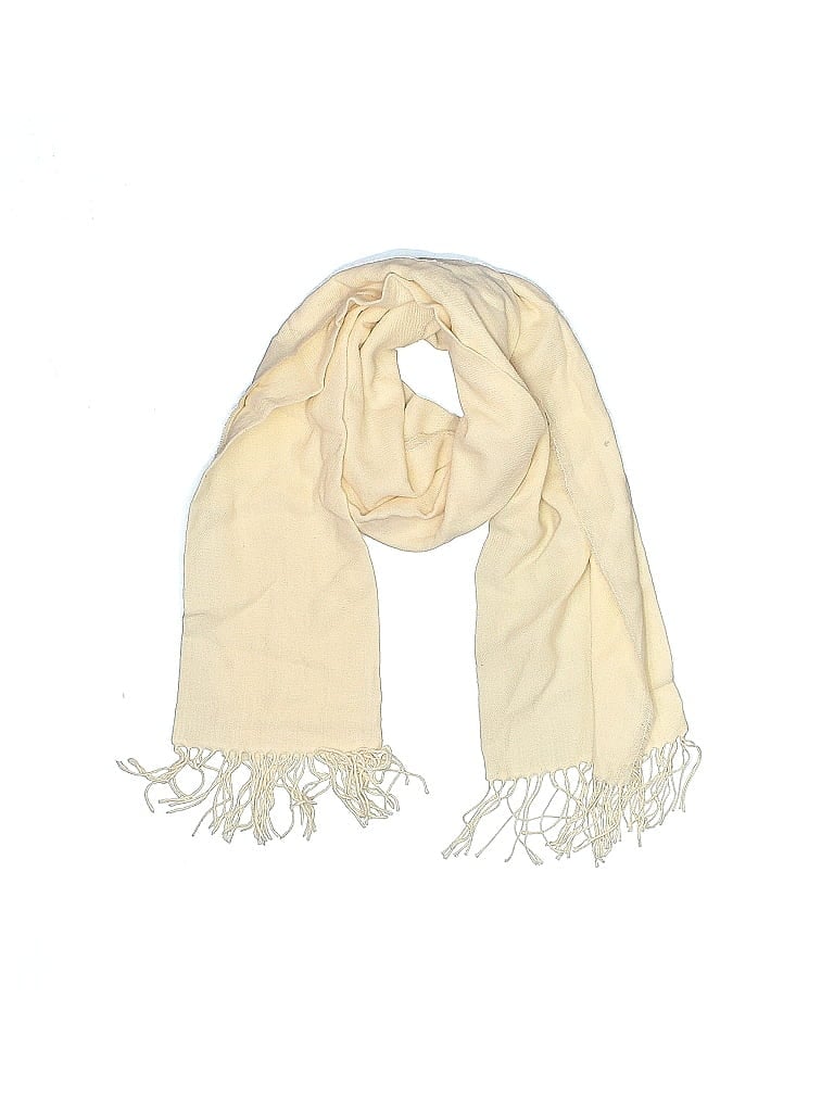 Pre-owned Assorted Brands Scarf In White