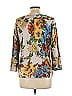 Jones New York Collection Color Block Floral Tan Pullover Sweater Size XL - photo 2