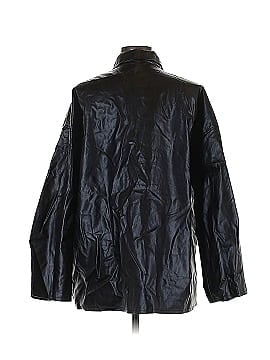 Shein Faux Leather Jacket (view 2)