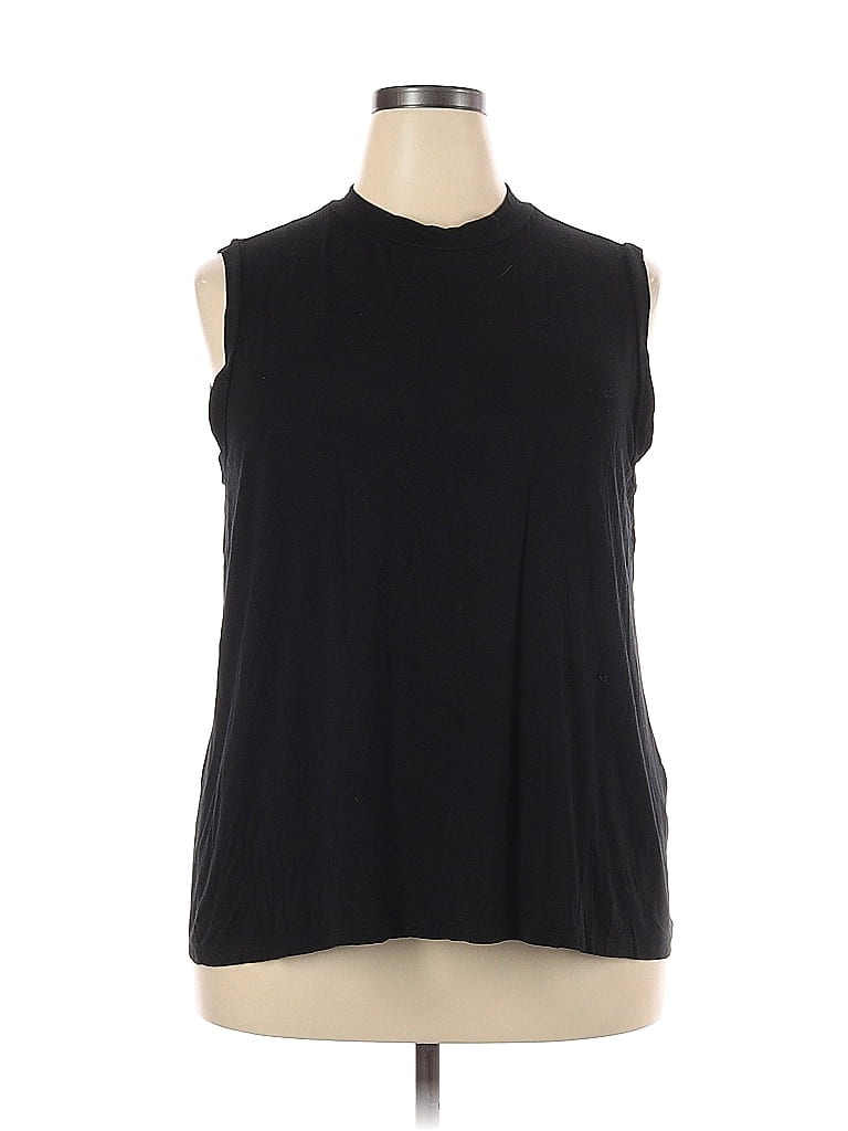 Daily Ritual Black Sleeveless T-Shirt Size XXL - 30% off | thredUP