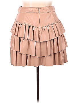 Tularosa Faux Leather Skirt (view 2)