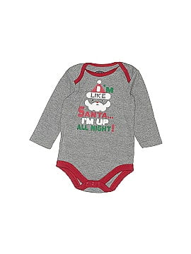 Holiday Time Long Sleeve Onesie (view 1)