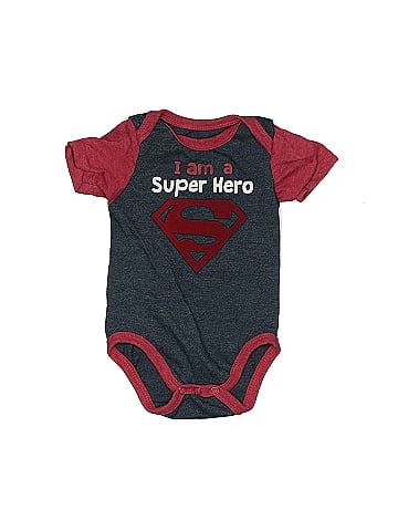 Superman Short Sleeve Onesie (view 1)