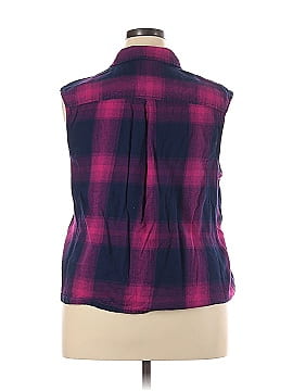 Faded Glory Sleeveless Button-Down Shirt (view 2)