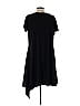 Leota Solid Black Casual Dress Size S - photo 2
