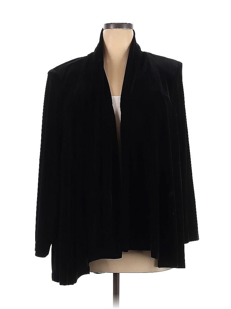 Alex Evenings Black Jacket Size 2X (Plus) - 74% off | thredUP