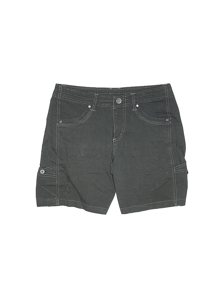 Kuhl Solid Gray Athletic Shorts Size 8 - photo 1