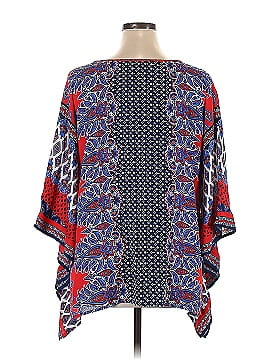 Belle By Kim Gravel Short Sleeve Blouse (view 2)