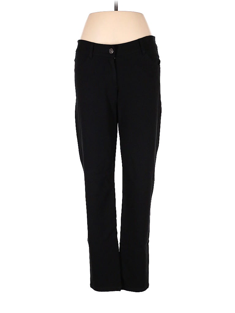 Isda & Co Solid Black Dress Pants Size 6 - photo 1