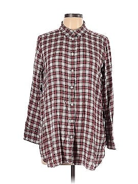 Ann Taylor LOFT Long Sleeve Button-Down Shirt (view 1)