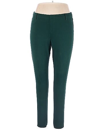 Faded Glory Solid Green Jeggings Size 18 (Plus) - 21% off