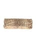 Lorelei Snake Print Gold Tan Clutch One Size - photo 1