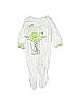 Star Wars Marled White Silver Long Sleeve Outfit Size 0-3 mo - photo 1