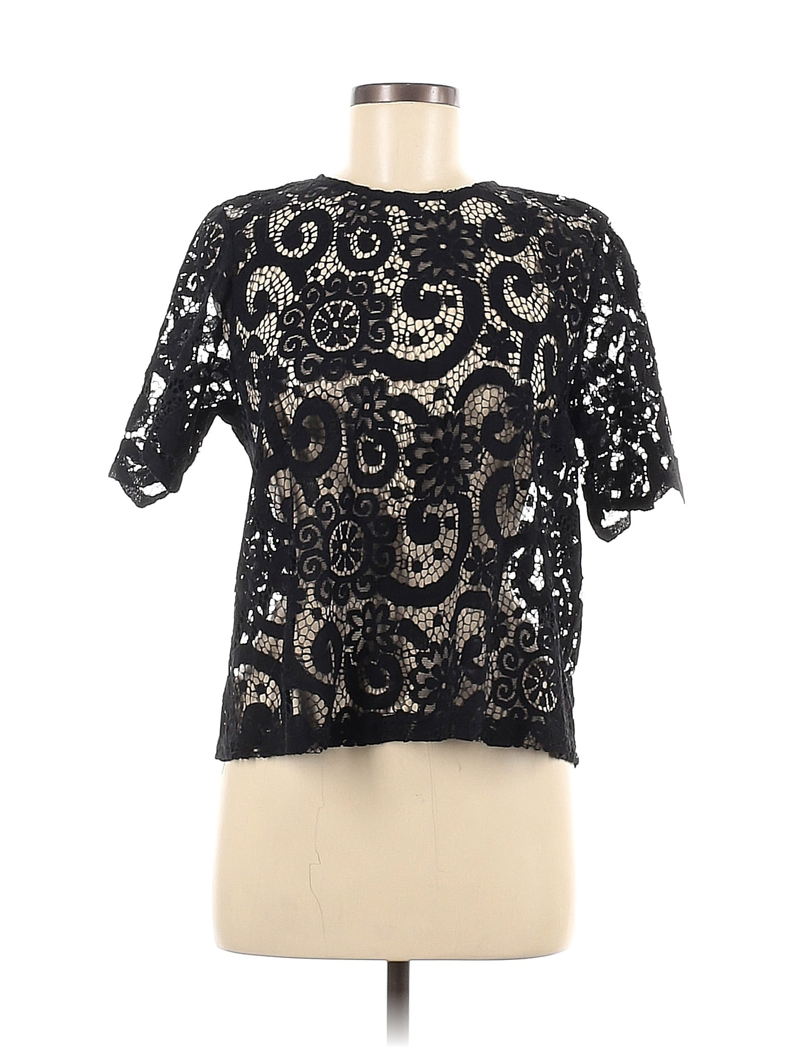 Gilet Sans Manches En Fausse Fourrure Nanette Lepore - Taille L - Noir - Neuf Avec étiquettes