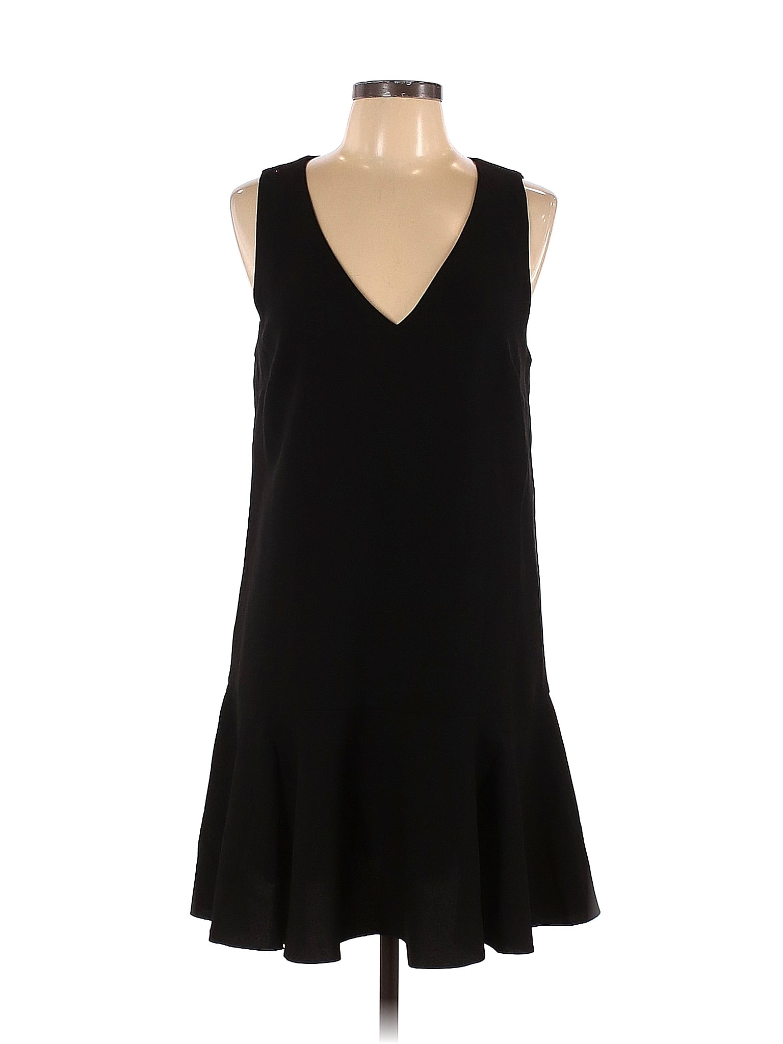 Banana Republic 100 Polyester Black Casual Dress Size 10 83 Off