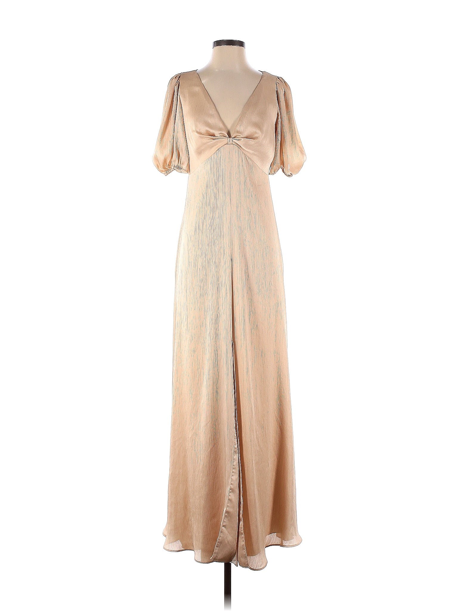 Sachin + Babi 100 Polyester Tan Alli Gown Size 4 75 off thredUP