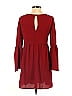 ASOS Solid Burgundy Casual Dress Size 2 - photo 2