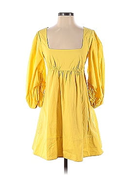 STAUD Yellow Sophie Dress (view 1)