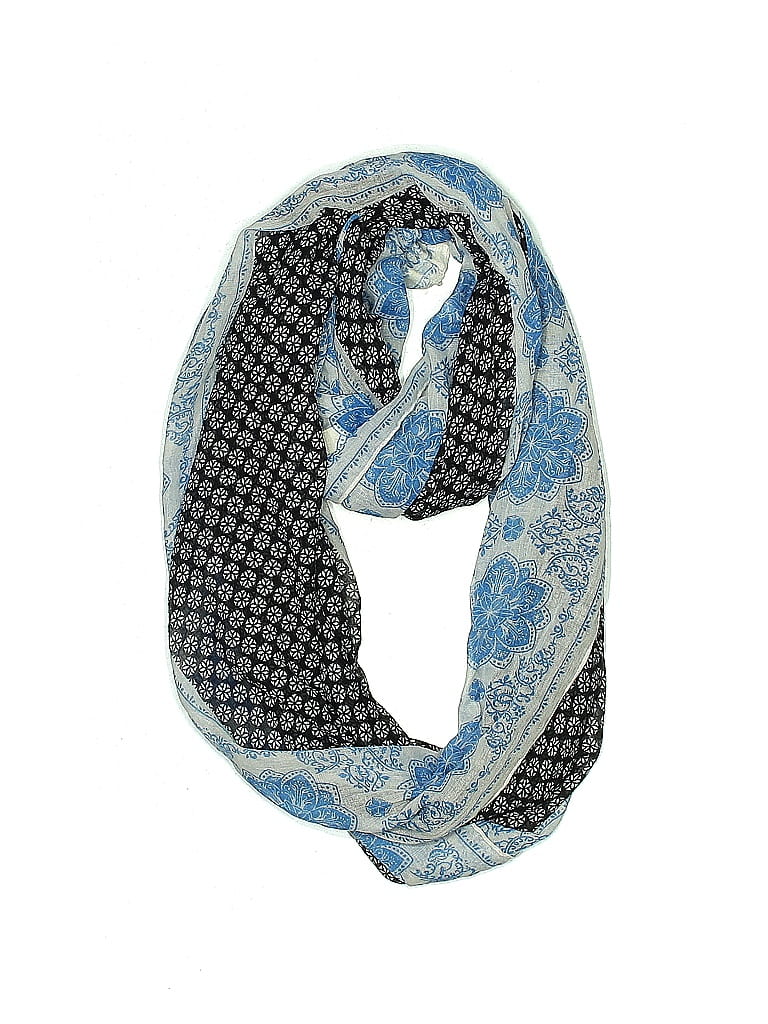 D&Y 100% Polyester Blue Scarf One Size - photo 1