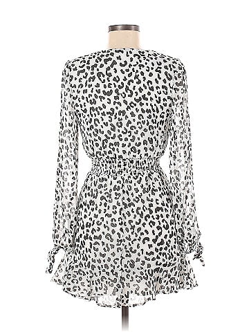 Great Jones Leopard Print Surplice Dress (view 2)