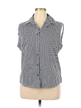 Kenar Sleeveless Button-Down Shirt (view 1)