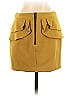 Bluejuice Solid Yellow Casual Skirt Size S - photo 2
