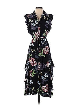 Marissa Webb Collective Black Floral Button Down Dress (view 1)