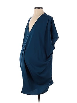Hatch Navy Slouch Maternity Dress (view 1)