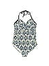 Liz Lange Maternity for Target Multi Color Ivory One Piece Swimsuit Size L (Maternity) - photo 1