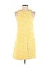 4.collective Jacquard Floral Motif Damask Yellow Casual Dress Size 2 - photo 1
