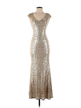 Theia Gold Kaylee Gown (view 1)